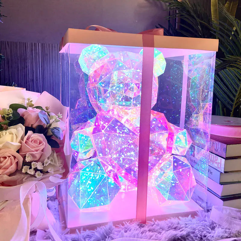 Cute glowing bear creative gift