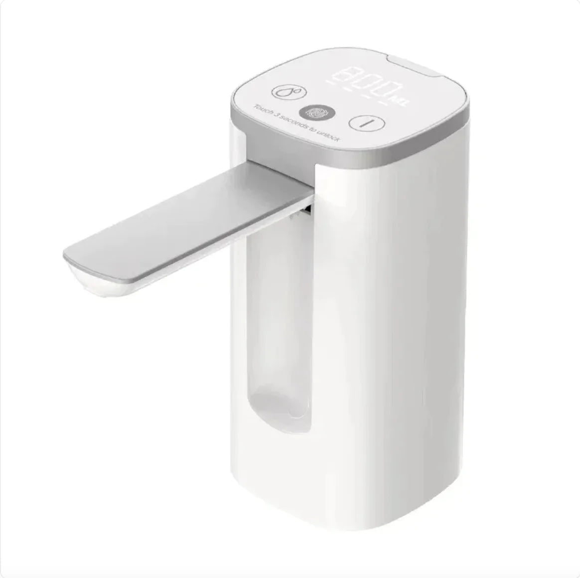 Fingerprint-Activated Child Lock Touch Screen Digital Water Pump with Folding Design
