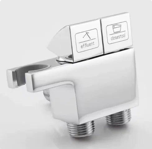 High-Pressure Bidet Spray Set with Valve