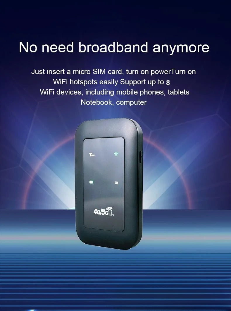 Portable 4G/5G Wireless Card Portable Mobile Wifi150M Network Card Route All-Netcom Router