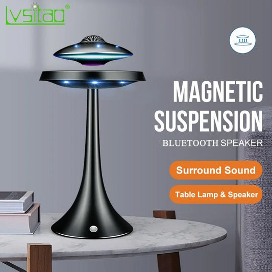 LED Magnetic Levitating UFO Lamp Speaker