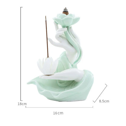 Lotus Backflow Incense Burner