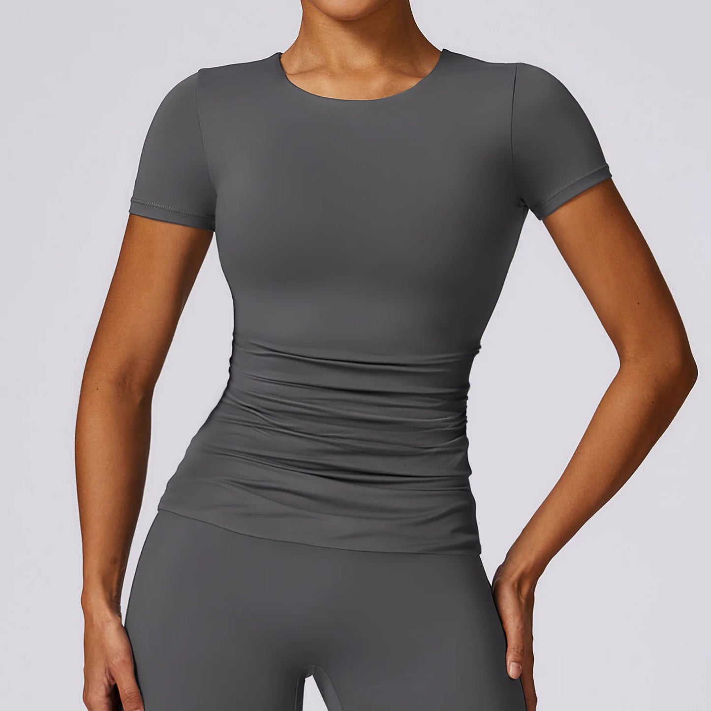 Activewear Yoga Short Sleeve Top