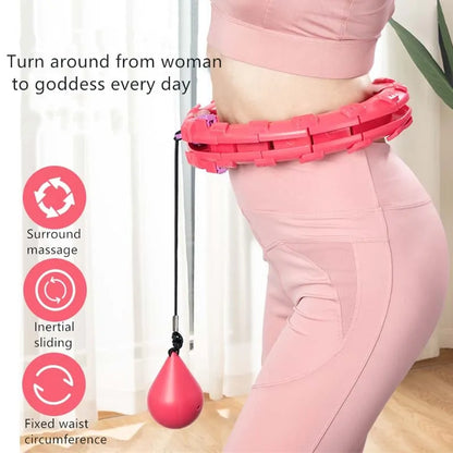 Adjustable Smart Hoop for Home Fitness: Your Ultimate Waist Training Solution