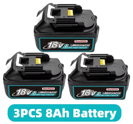 Original Li-Ion Battery – 18V, Available in 6.0Ah, 8.0Ah, 12.0Ah