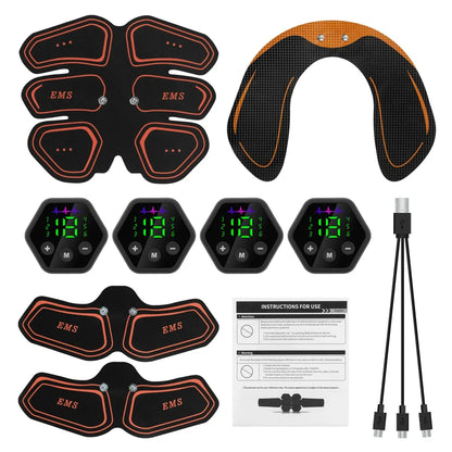 EMS Abdominal & Hip Trainer Toner: USB Fitness Gear for Home Gym