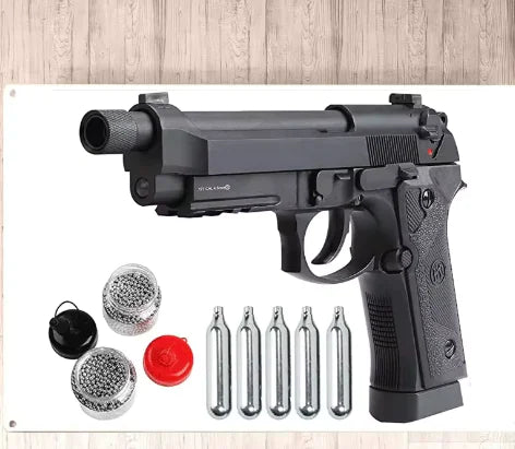 Air Pistol Full Metal CO2 Blowback M9 Style