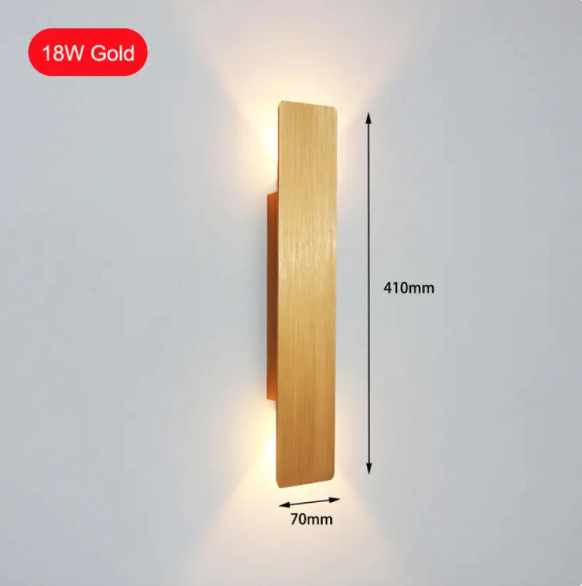 Modern 6W LED Indoor Wall Lamp for Bedroom and Living Room