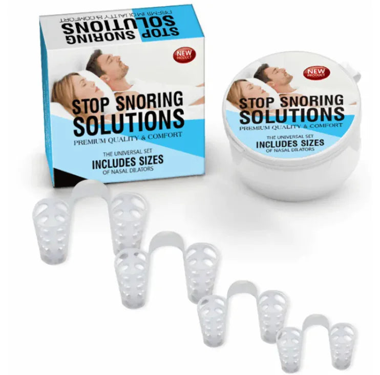 SnoreEase Pro Nasal Dilator Set – 4PCS Anti-Snoring Aid for Clear Breathing & Better Sleep