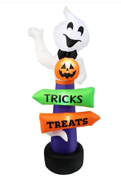 Halloween Inflation Model Road Sign