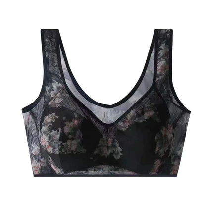 Floral Breeze Wireless Comfort Bra: Effortless Elegance & All-Day Support