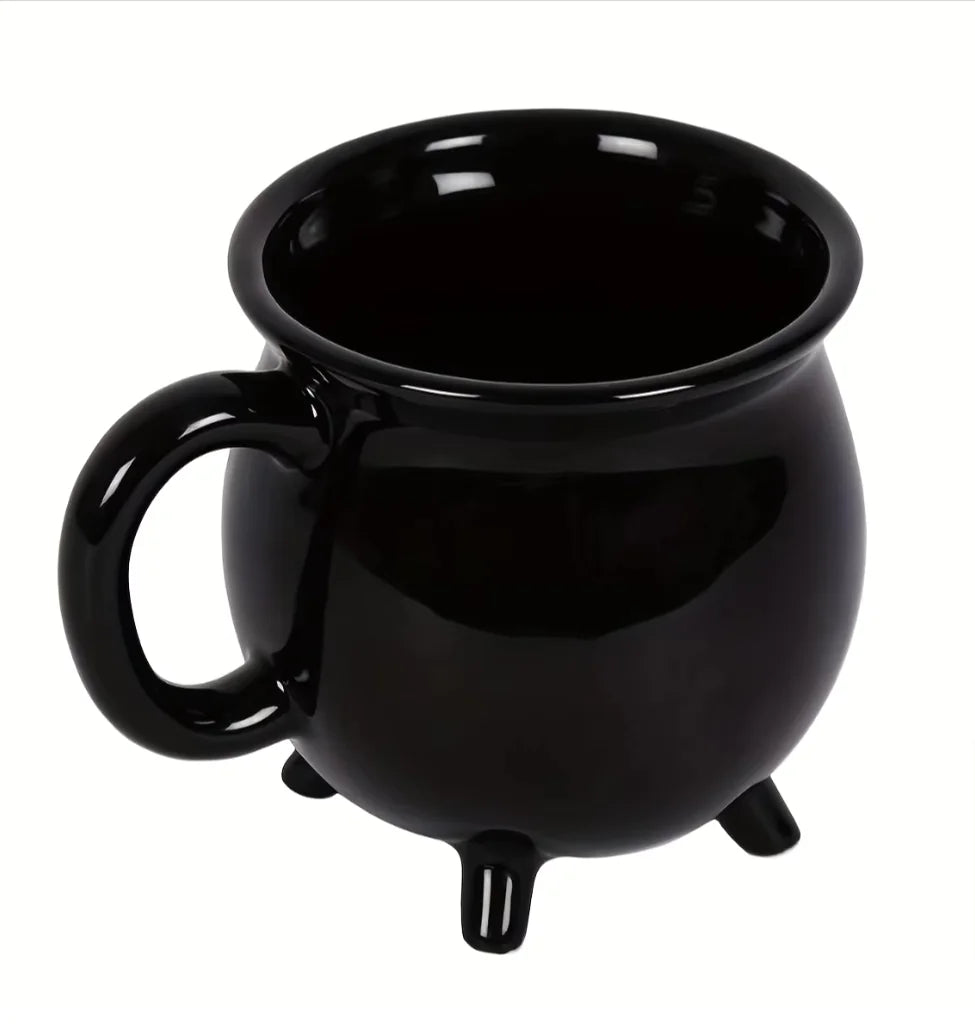 Spooky Sips: Enchanting Ceramic Witch Coffee Mug for Halloween Joy