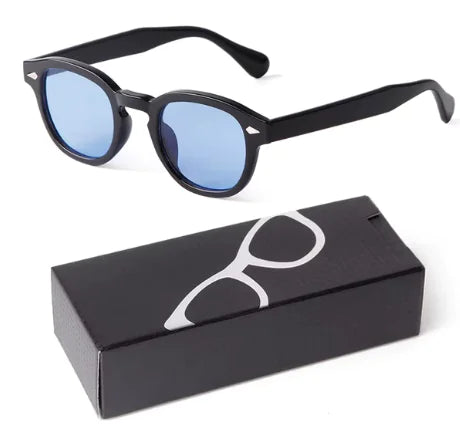 Gradient Small Round Sunglasses for Women Men