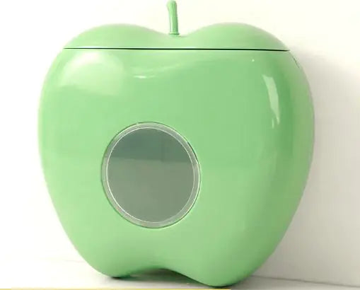 Apple shaped plastic packaging storage box