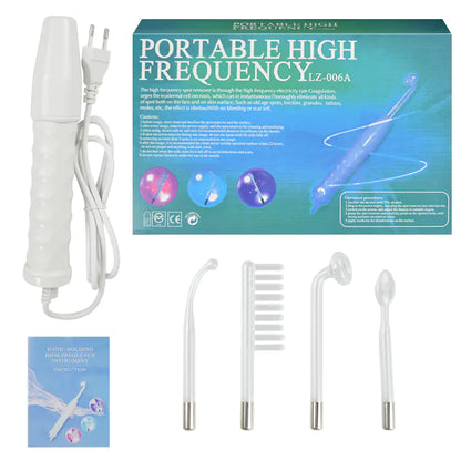 High-Frequency Facial Wand for Acne & Wrinkles