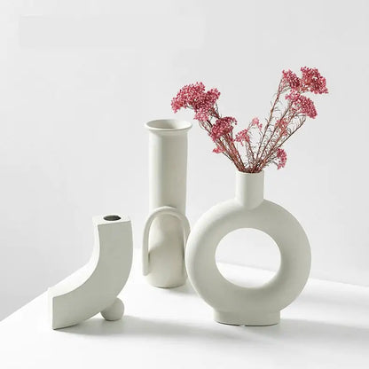 White Porcelain Vases