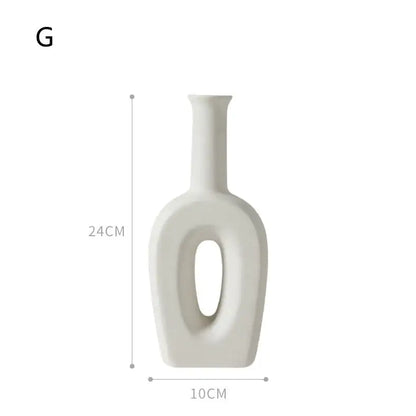 White Porcelain Vases